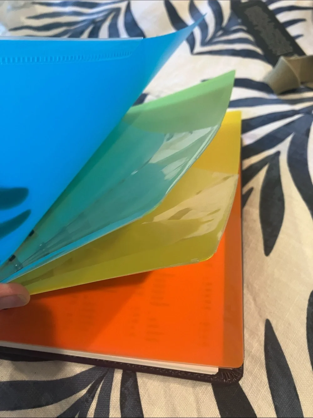 Levenger Circa Leather Planner Cover and refills in Junior Size